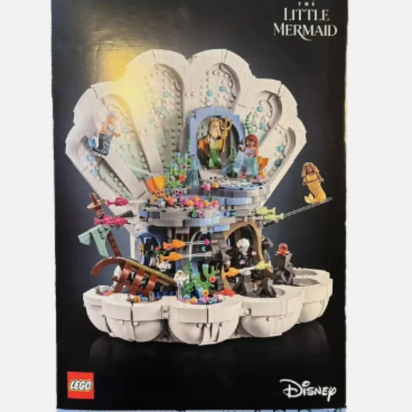 NEW LEGO Sealed Collectible Disney The Little Mermaid Royal Clamshell 43225 - Picture 1 of 5